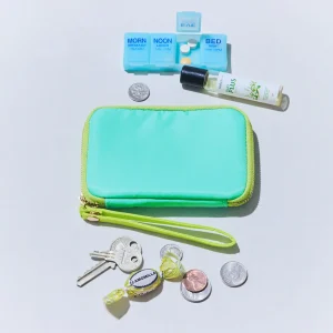 Aqua Lime Drawer Pouch Pocket