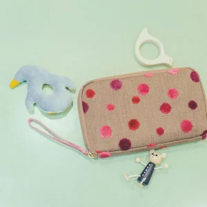 Koyaguchi Pile Fabric Pink Sparkle Drawer Pouch Áne
